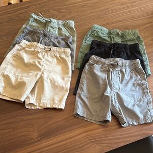 Boys casual Shorts - Black, Gray, Green, Cream